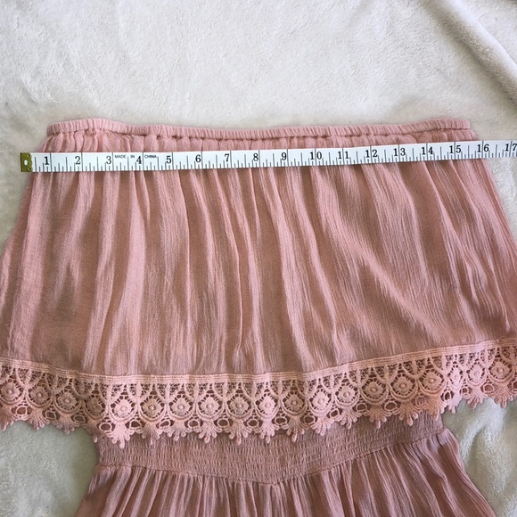 Cotton On Pink Off the Shoulder Romper - Picture 6 of 6